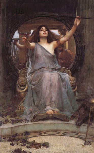 John William Waterhouse Circe Offering the  Cup to Odysseus oil painting image